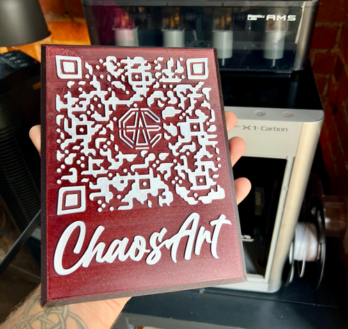 3D QR CODE PLATES